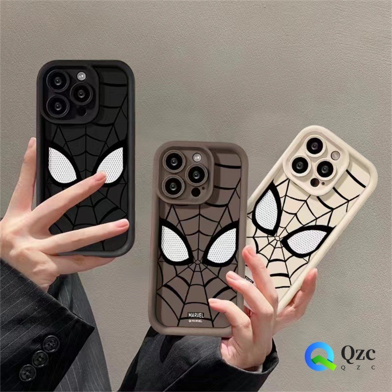 เคสโทรศัพท์มือถือ ผิวด้าน กันกระแทก ลายการ์ตูน Spider Man น่ารัก สําหรับ Samsung A34 A35 A50 A51 A52 A53 A54 A55 A71 A73 4G S20FE S21FE S23FE S22 S23 S24 Plus Ultra 5G