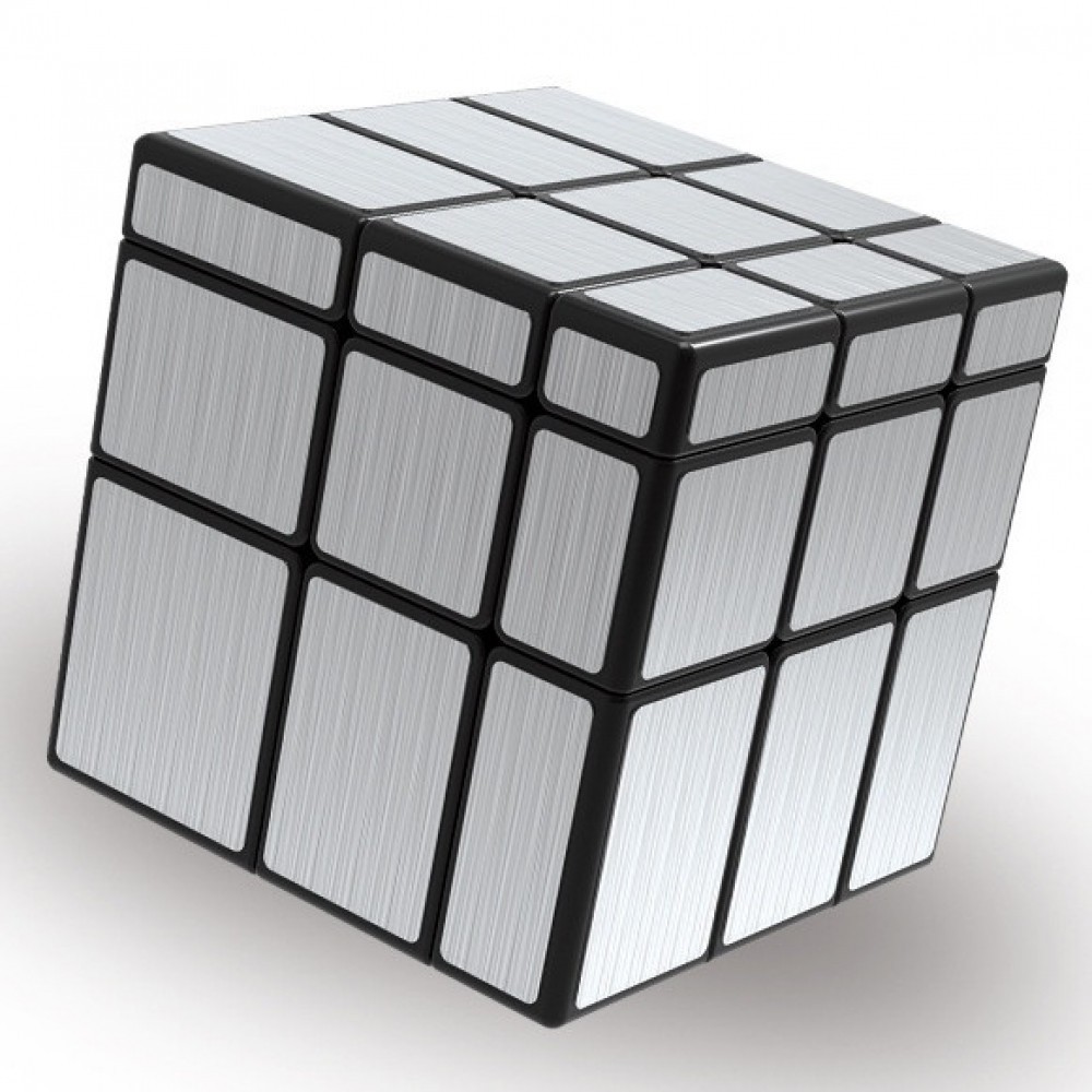 QiYi Mirror Cube 3x3 Speed Cube Mirror S Blocks Cube 3x3x3 สีทองและสีเงิน