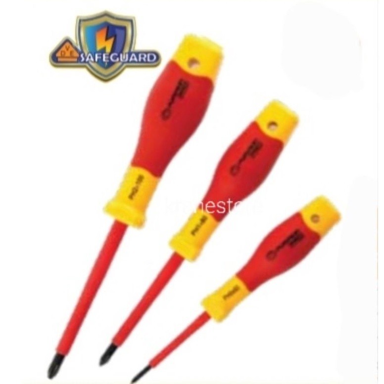 ดอกไขควง KraneStore ไขควงแฉก VDE SAFEGUARD Pumpkin