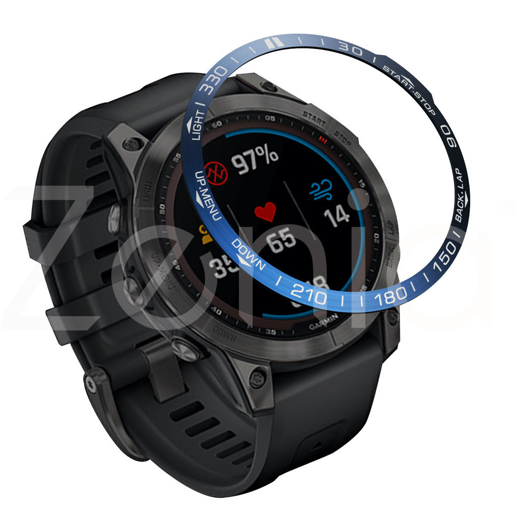 Garmin EPIX Pro (Gen 2) Sapphire Standard | 51 มม.47 มม.นาฬิกา Bezel แหวนกาวกรณี Anti Scratch สแตนเลสสมาร์ทกีฬานาฬิกาอุปกรณ์เสริม