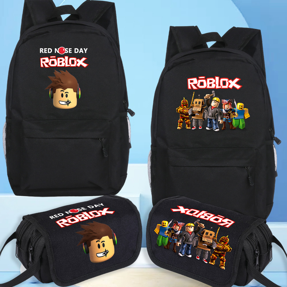 กระเป๋าดินสอ กระเป๋าเป้สะพายหลัง ลายการ์ตูน Roblox เหมาะกับของขวัญ เครื่องเขียน สําหรับเด็ก จํานวน 1 ชิ้น