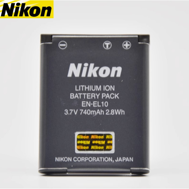 Nikon EL10เหมาะสำหรับ S220 S570 S600 S3000 S4000 S5100 EN-EL10แบตเตอรี่ใ (ไม่มีกล่อง)