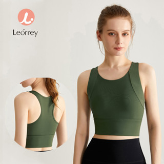 Leorrey-เสื้อกล้ามโยคะ กันกระแทก กางเกงชั้นในสปอร์ตบราทรงยึด…