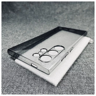 เคสซิลิโคนอ่อนนุ่มบางเฉียบสําหรับ Samsung Galaxy S25 S24 S23 S26 Ultra 5G โปร่งใสฝาครอบโทรศัพท์ด้านหลัง