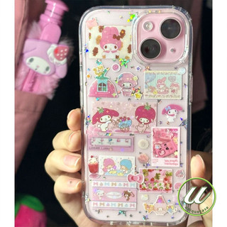 การ์ตูนน่ารักคุโรมิคิตแมวคิตตี้ดูเดิลตลก ๆเคส OPPO A38 A17K A12 A78 A15 A16 A17 A77 A57 A54 A58 A7 A5s A53 A18 Reno 10