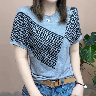 เสื้อยืดผู้หญิงแขนสั้นผู้หญิงด้านบน