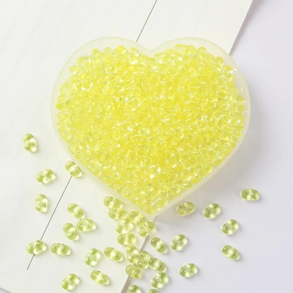 10g 4x6 มม.โปร่งใสสีการ์ตูนถั่วลิสงรูปร่างลูกปัดอะคริลิค Charms Diy เครื่องประดับเสื้อผ้า/พวงกุญแจอุปกรณ์เสริม - รูปที่ 5