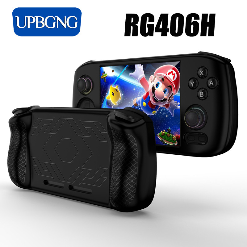 ซิลิโคนป้องกันกรณีสําหรับ Anbernic RG406H RG 406H Ultra Thin Light Silione สําหรับ RG406H ฝาครอบกระจ