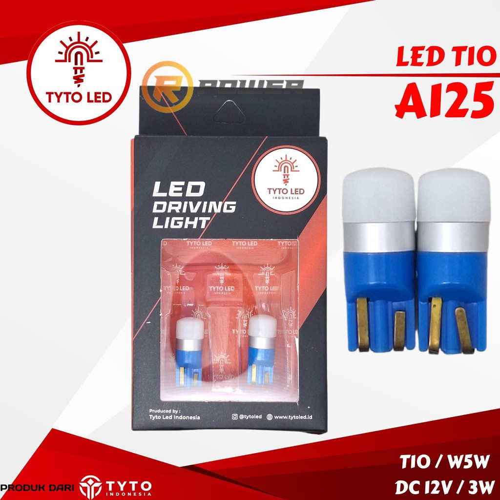 TITO ไฟเลี้ยว LED สําหรับรถจักรยานยนต์และรถยนต์ A125 Led T10 W5W 1SMD 3WATT