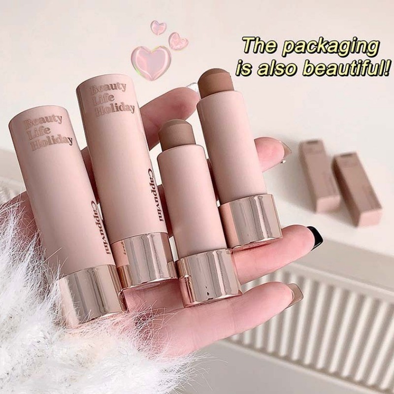 ใหม่ CAPPUVINI Contouring Stick Highlighter Waterproof Nose Shadow Trimming Stick Highlight Shadow