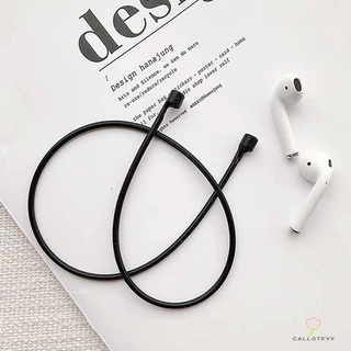 สายคล้องหูฟังแบบยางนุ่มป้องกันการสูญหายสำหรับ Airpods1/2 เชือกคล้องแม่เหล็กป้องกันการสูญหาย สำหรับเล่นกีฬากลางแจ้ง สายคล