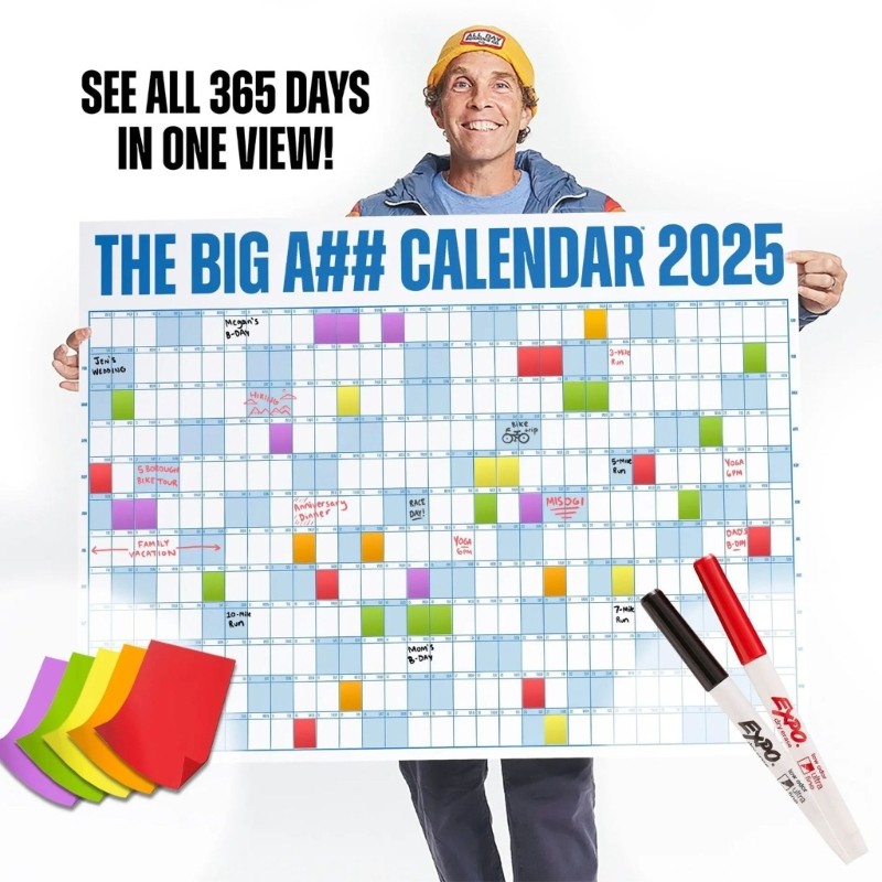 Top 2025 Full Year Calendar Wall Planner 2025 ปีวางแผนตั้งแต่เดือนมกราคม 2025 To ธันวาคม Home Wall P