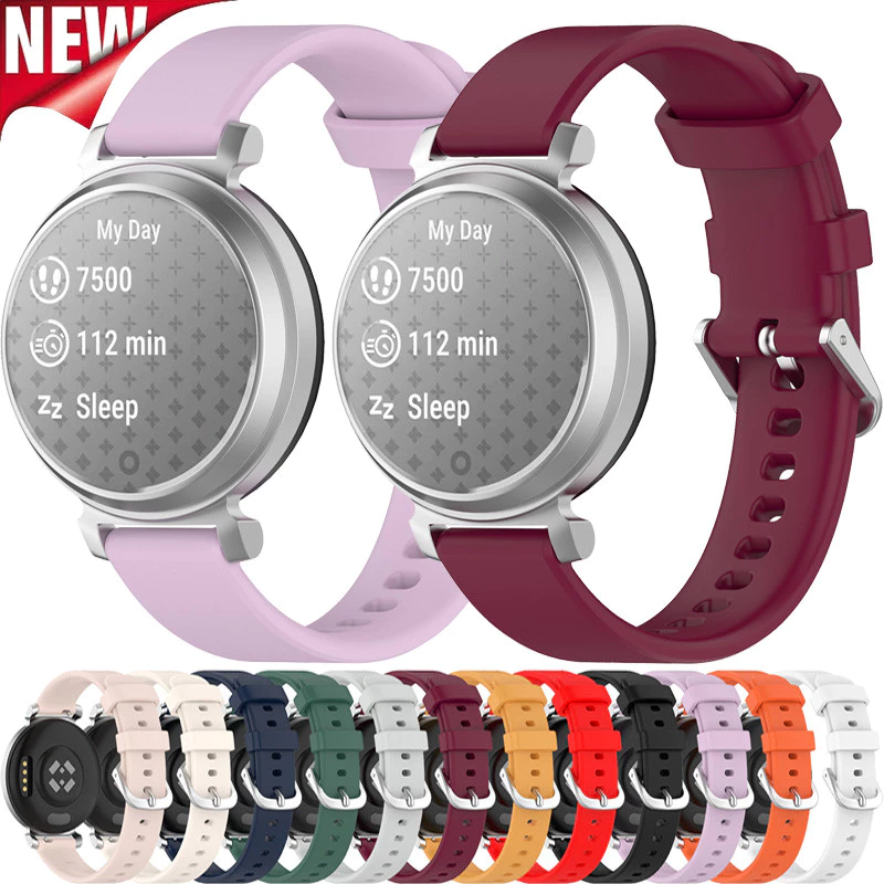 สายซิลิโคนสําหรับ Garmin Lily 2 /2 Active Watchband สายคล้องสร้อยข้อมือนาฬิกาเปลี่ยน Garmin Lily2Active 14 มม.อุปกรณ์เสริม