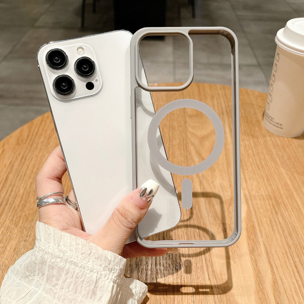 เคสแม่เหล็กสำหรับไอโฟน for iPhone 16 Pro Max 11 12 15 Pro Max 14 Pro Max 13 Pro Max เคสใส phone Case