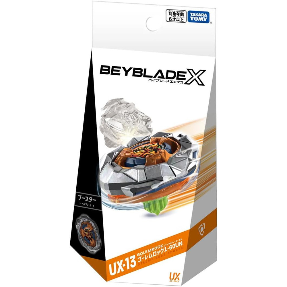 Takara Tomy Beyblade X UX-13 Booster Golem Rock 1-60UN ของเล่นฟิกเกอร์