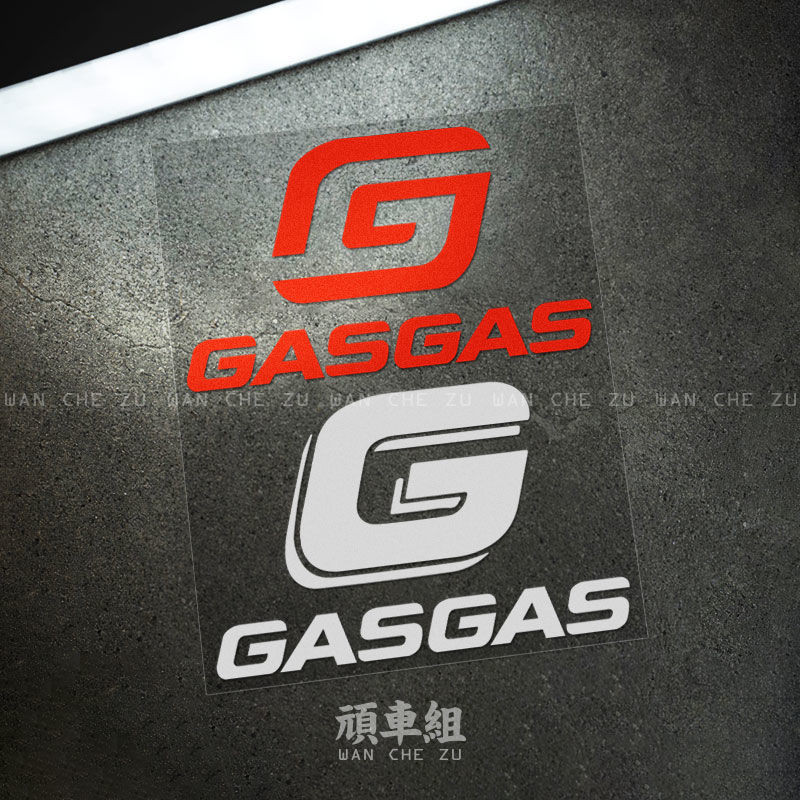 Ktm Motorcycle Fuel Tank Sticker GasGas Letter Sticker Shell Decoration Waterproof Sticker