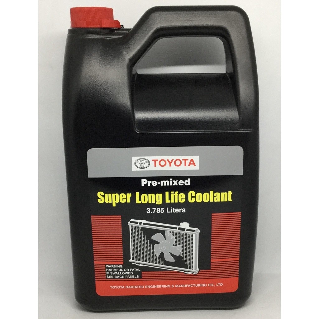[3.785 ลิตร] TOYOTA น้ำยาเติมกันสนิมหม้อน้ำ สีชมพู Pre-mixed Super Long Life Coolant 3.785 ลิตร แท้ศูนย์