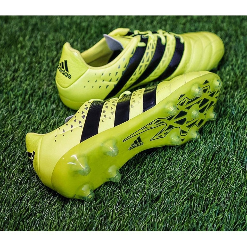 KK Adidas รองเท้าฟุตบอล / สตั๊ด ACE 16.2 FG Leather ( S31916 ) ลิขสิทธิ์แท้ 100%