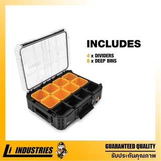 TOUGHBUILT STACKTECH กล่องเครื่องมือช่างขนาด M แบบฝาใส TB-B1-0-30
