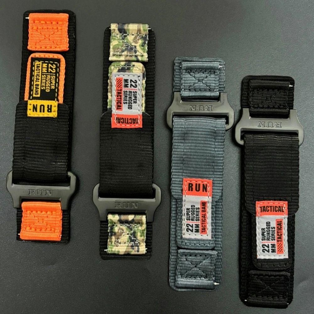 Apportunia สายรัด Easy Fit, สายรัดข้อมือสไตล์สปอร์ตขนาด 20 22 มม., สายนาฬิกาไนลอนสําหรับผู้เบิกทาง / Active / Vivoactive 4 / Huawei Watch / Watch