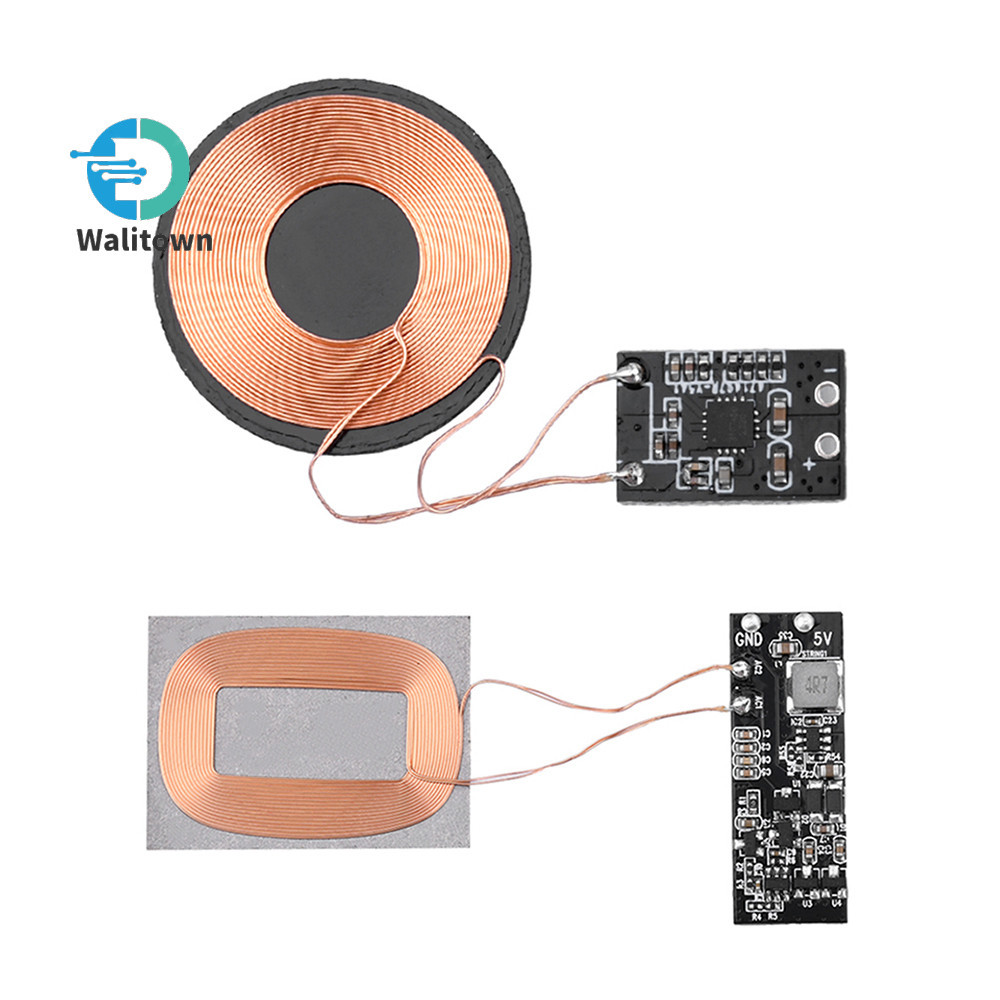 5v 600mA/1A 3W/5W Wireless Charger Receiver โมดูลสําหรับ Apple Android โทรศัพท ์ มือถือ PCBA Board