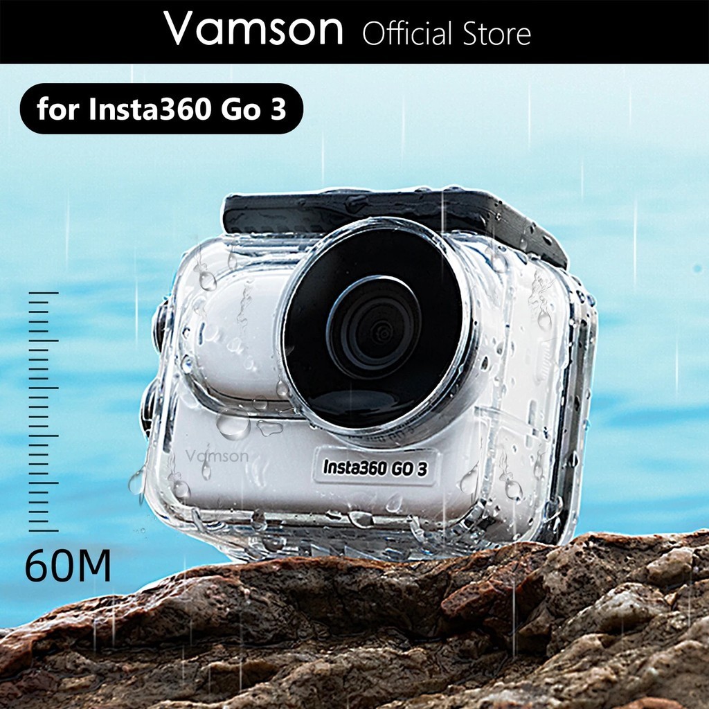 for Insta360 GO3 Case Waterproof 60M Housing Diving Protective for Insta360 GO 3 Camera Underwater Cover