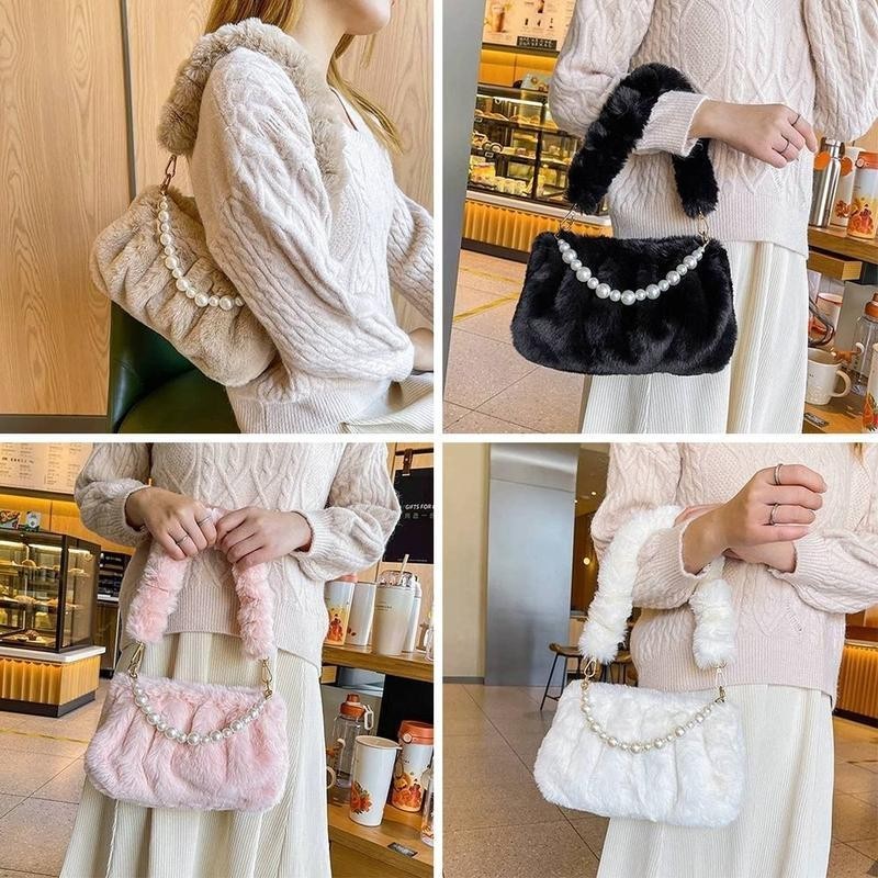 【พร้อมส่ง】miss bag fashion กระเป๋าสะพายไหล่ผ้ากำมะหยี่เนื้อนุ่มสำหรับผู้หญิง กระเป๋าสะพายไหล่มีหูหิ้ว