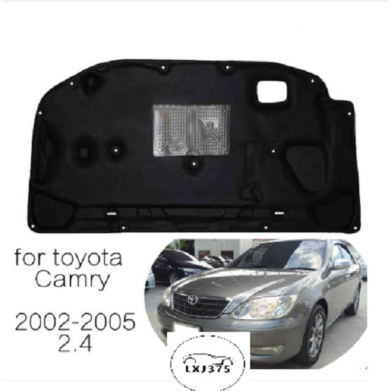 ฉนวนกันความร้อนฝาครอบฮูดสําหรับโตโยต้าคัมรี่2.4 2002 2003 2004 2005 วx30รถความร้อนฉนวนกันเสียงผ้าฝ้ายด้านหน้าฮู้ดเครื่องยนต์ไฟร์วอลล์เสื่อแผ่นปกเสียงตาย