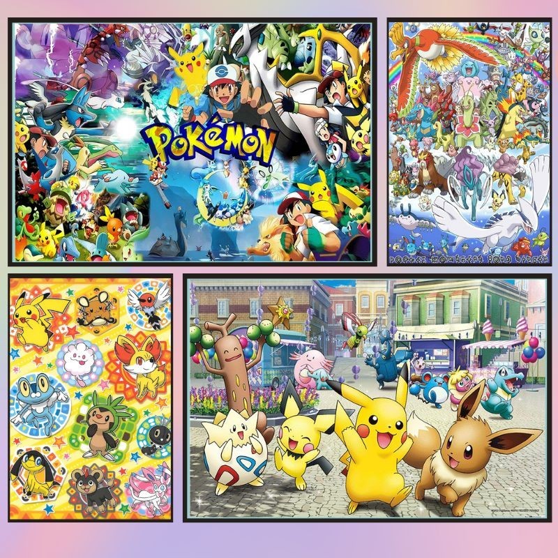 📣พร้อมส่ง📣【Pokémon】jigsaw puzzle-จิ๊กซอว์-300-1000-ชิ้น- ชิ้นของเด็ก จิ๊กซอว์ไม้ 1000 ชิ้น จิ๊กซอว์ 1000 ชิ้นสำหรับผู้ใหญ่ จิ๊กซอ จิ๊กซอว์ 500 ชิ้น🧩219-4-5 จิ๊กซอว์ 1000 ชิ้น สำหรับ ผู้ใหญ่ ตัวต่อจิ๊กซอว์ จิ๊กซอว์ การ์ตูน