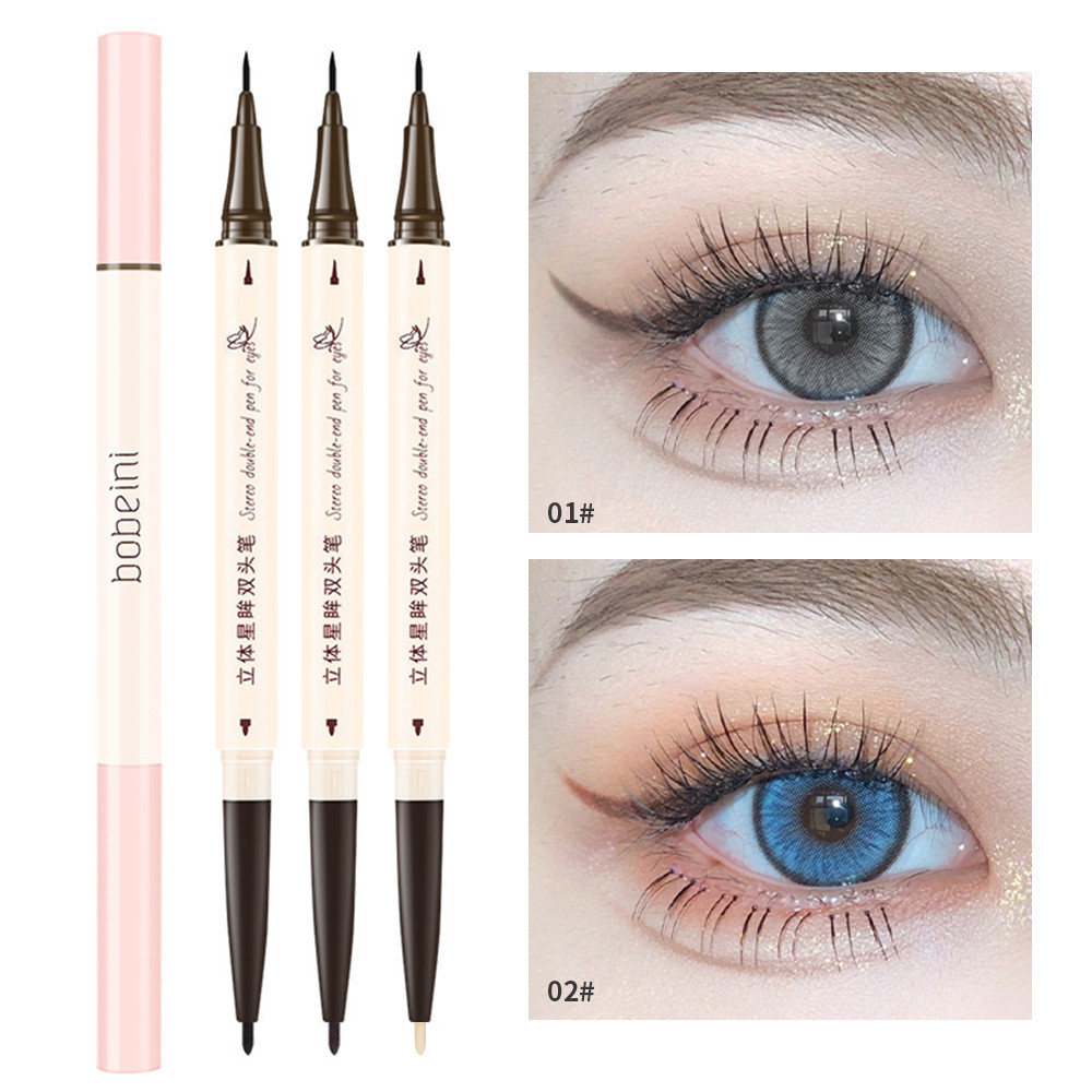 อายไลน์เนอร์ - กันน้ํา, กันเปื้อน, เม็ดสีสูง - อายไลเนอร์เหลว - อายไลเนอร์แต่งหน้า - ดินสอเขียนขอบตาเจล - ปลายบางพิเศษ, หัวคู่ - เครื่องสําอางแต่งหน้าตา