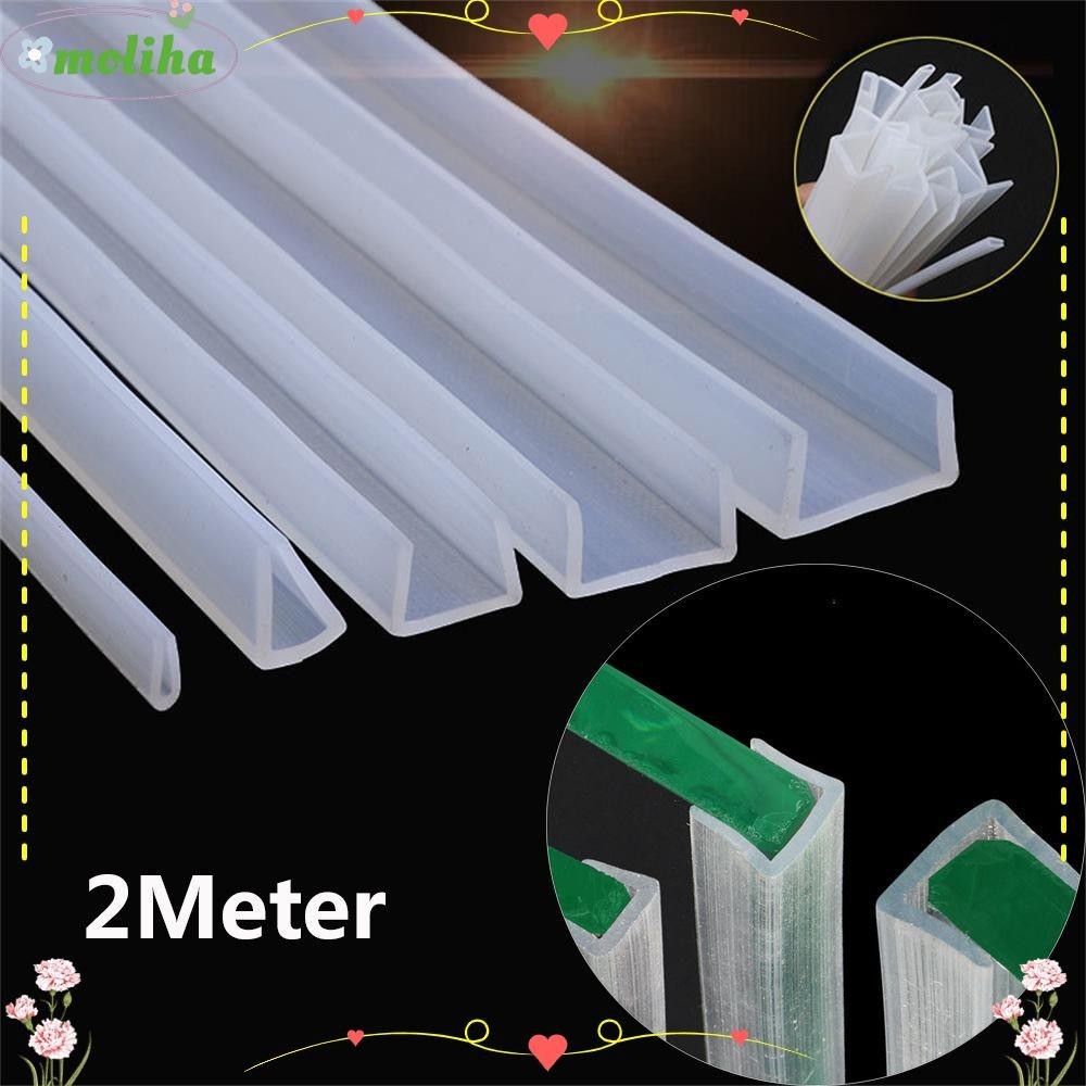 Moliha แถบยางป้องกันขอบ รูปตัว U ทนทาน 2 เมตร