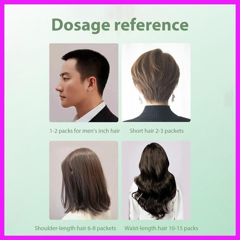 Plant Bubble Hair Dye Shampoo แชมพูโฟมย้อมสีผม สําหรับผู้หญิง จํานวน 10 ชิ้น - รูปที่ 3