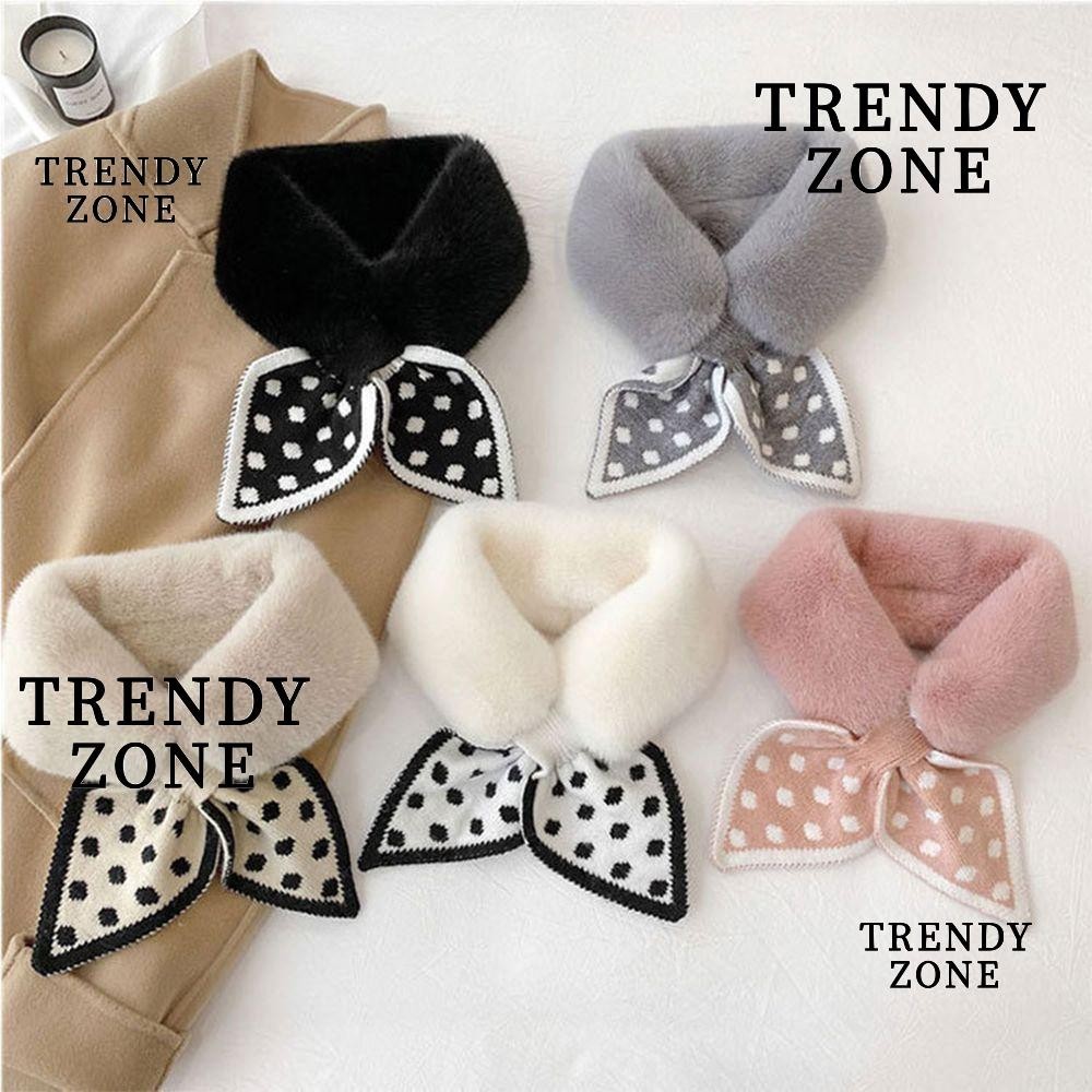 Trendyzone ผ้าพันคอ ผ้าคลุมไหล่ แบบหนา สําหรับผู้หญิง