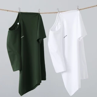 เสื้อยืด Oversize เสื้อคู่ แขนสั้น คอกลม พิมพ์ลายตัวอักษร สวมใส่สบาย สําหรับผู้ชาย