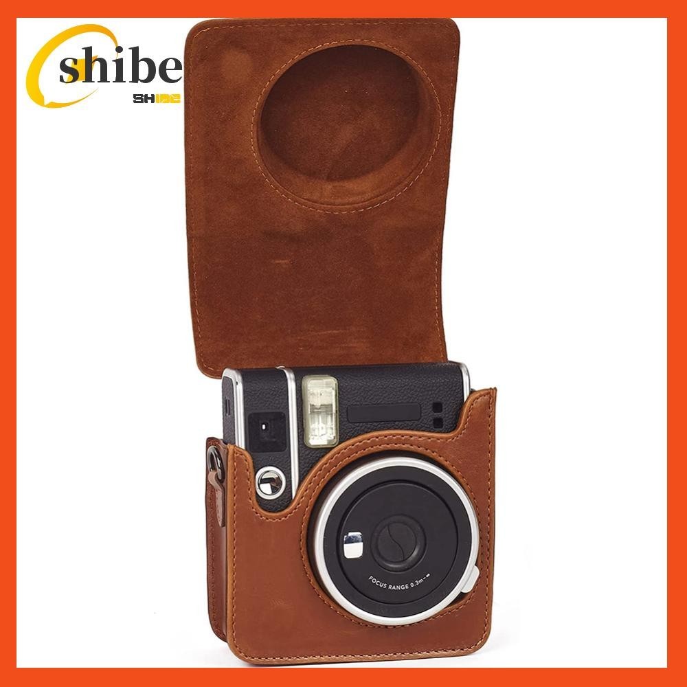 [shibell01.th] เคสกระเป๋าใส่กล้อง หนัง PU กันรอยขีดข่วน สําหรับ Instax Mini 40