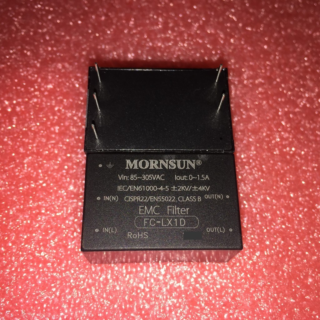 FC-LX1D โมดูลกรอง EMC คุณภาพสูง MORNSUN ต้นฉบับใหม่เอี่ยมFC-LX1D 高品 ...