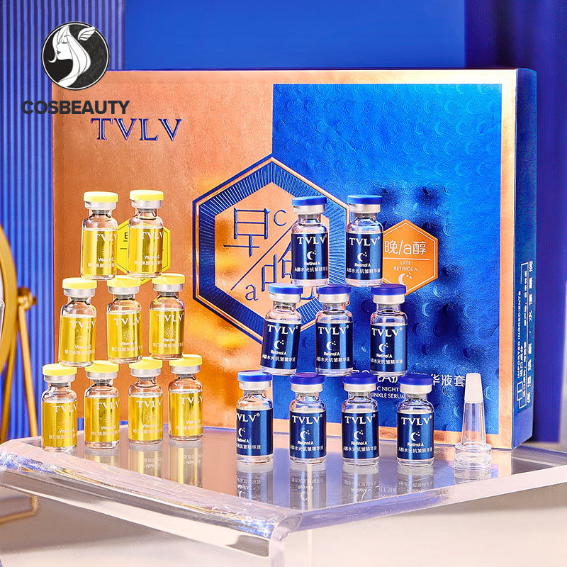 COSBEAUTY เอสเซ้นบํารุงผิวหน้า ช่วยให้ความชุ่มชื้น ต่อต้านริ้วรอย ขนาด 3 มล. X20 มล.