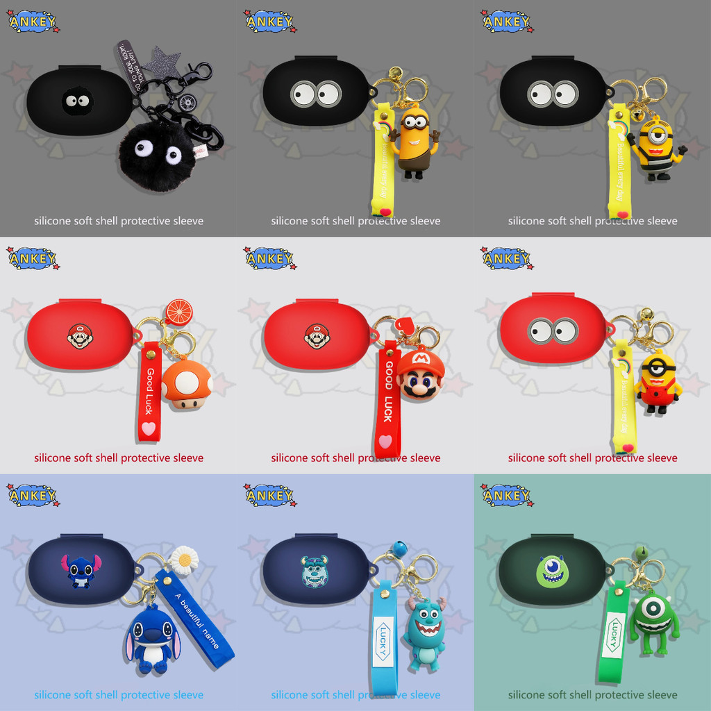 Case For Anker Soundcore V30i / Life NOTE E P2mini / Space A40 Sport X10 Earphone Silicone Case Blac