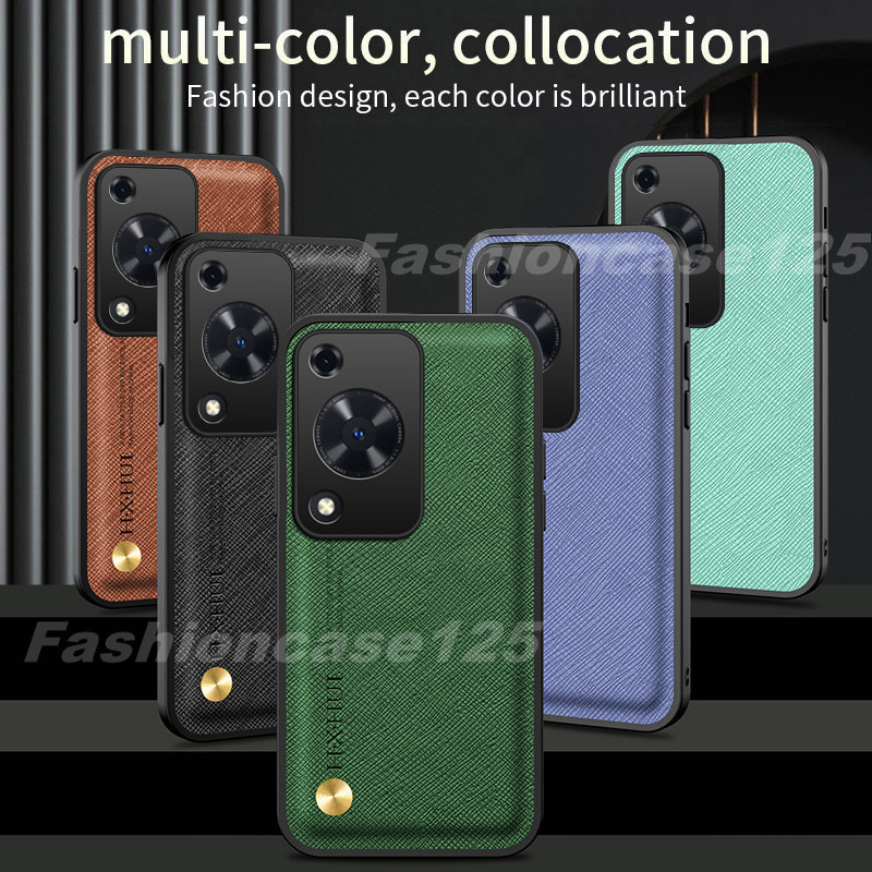 เคสโทรศัพท์มือถือหนัง กันกระแทก สีพื้น หรูหรา สําหรับ Huawei NovaY72 4G Y72 4G Y72 Y 72 2024