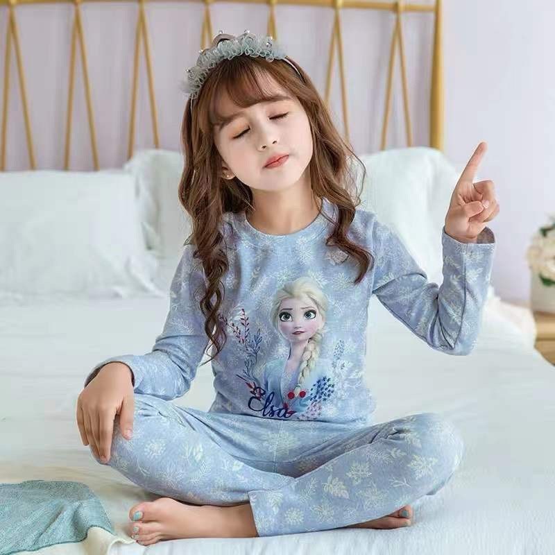 พร้อมส่งในไท  ชุดนอนเจ้าหญิงเอลซ่า