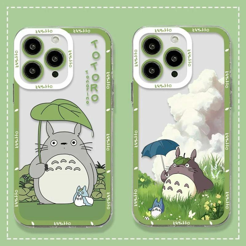 อะนิเมะ Spirited Away Totoro น ่ ารักสําหรับ Samsung Galaxy A55 5G A35 A34 A54 A53 A33 A23 A24 A52 A04E A12 A13 A14 A04S A32 A50S A51 A50 A04 A05 A15 A25 กรณีนุ ่ ม Clear