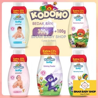 Kodomo Baby Powder 300 + 100 gr ll Kodomo Bedak Tabur Bayi Jumbo (RANDOM) #sinarbabyshop