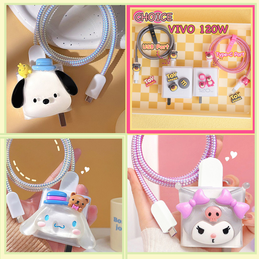 เคสที่ชาร์จ ลายการ์ตูนหมีน่ารัก สําหรับ vivo120w VIVO 120w iQOO Neo9 8 z7 Z8 z8x