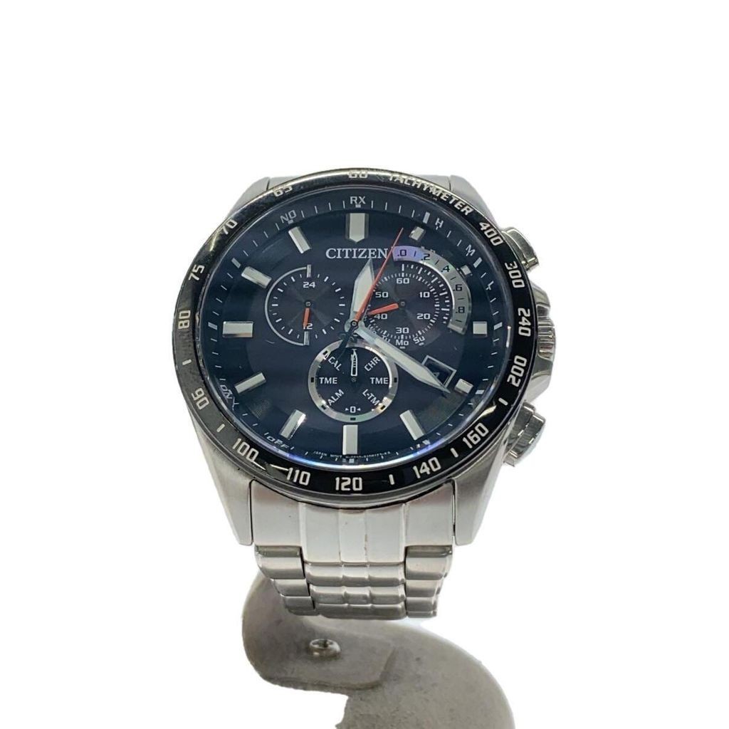 Citizen GN-4W-S S-12G นาฬิกาข้อมืออะนาล็อก สีเงิน สีดํา มือสอง สําหรับผู้ชาย
