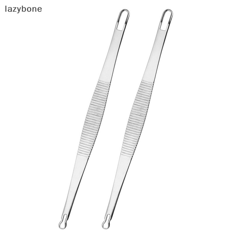 {LZ} Double Acne Removal Whitehead & Blackhead Remover Pimple Extractors {lazybone}
