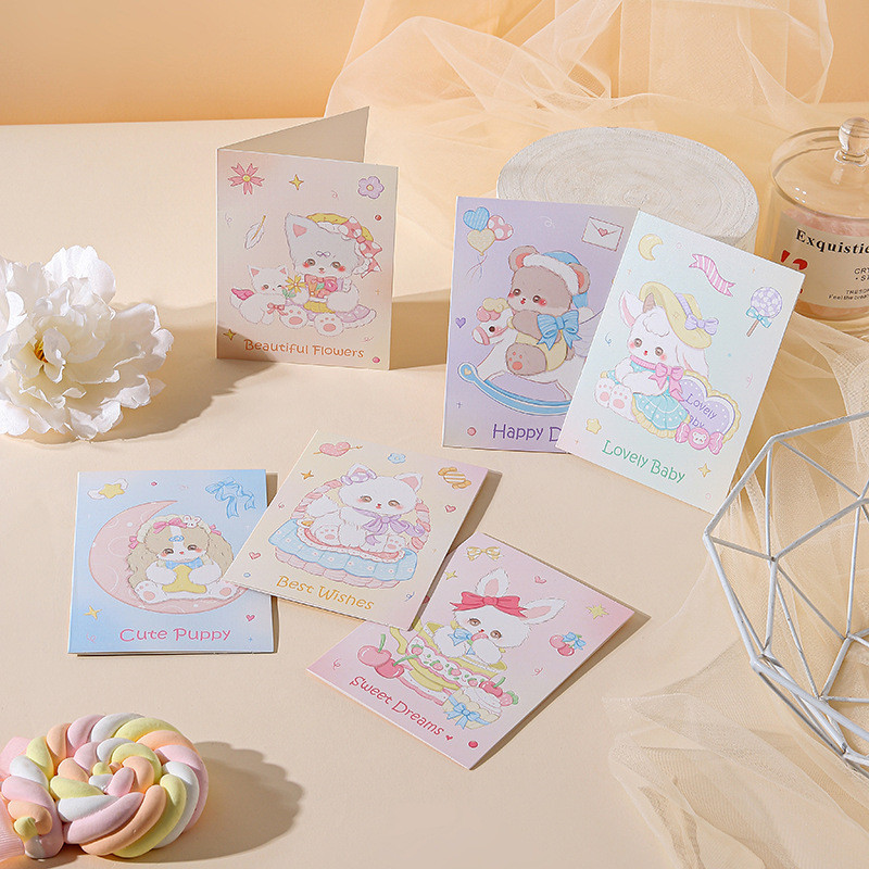 (แบบ B) การ์ดอวยพร วันเกิด วันครบรอบ ปีใหม่ วาเลนไทน์ ปัจฉิม เทศกาล การ์ดสำหรับร้านเค้กร้านดอกไม้ การ์ดอวยพรราคาถูก