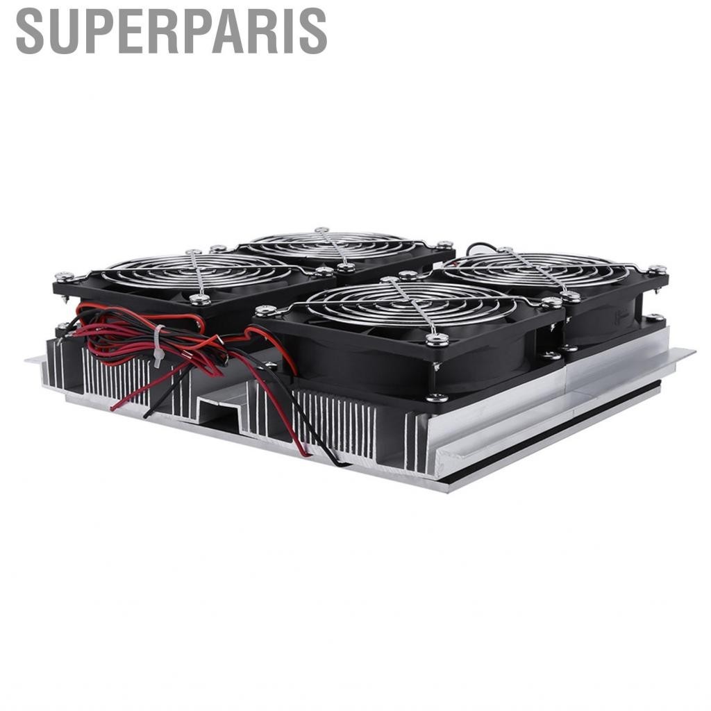 Superparis 12V 240W 30A Thermoelectric Refrigeration Cooling System Peltier Cooler 4 Fans