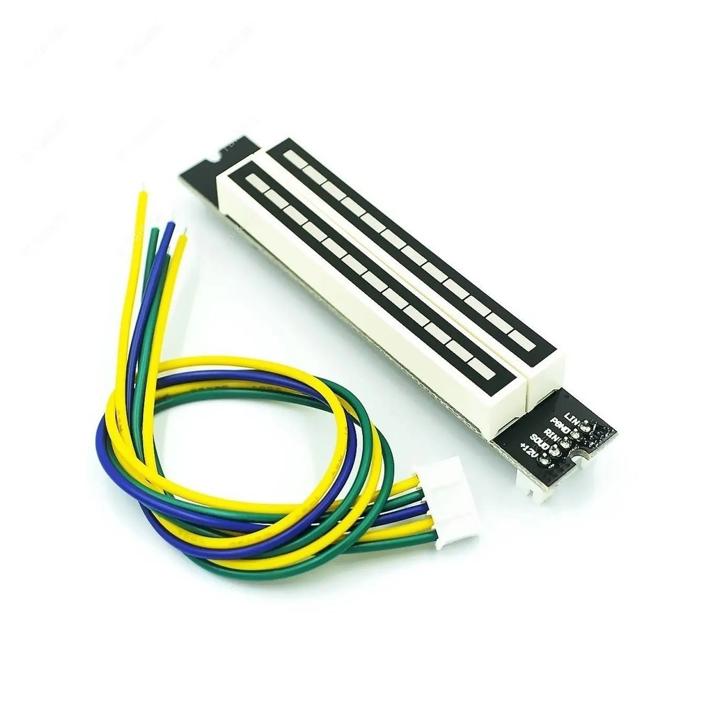 1-3PCSMini Dual 12-bit LED Music Level Indicator ปรับแสงความเร็ว VU Meter สเตอริโอเครื่องขยายเสียงพร้อมโหมด AGC
