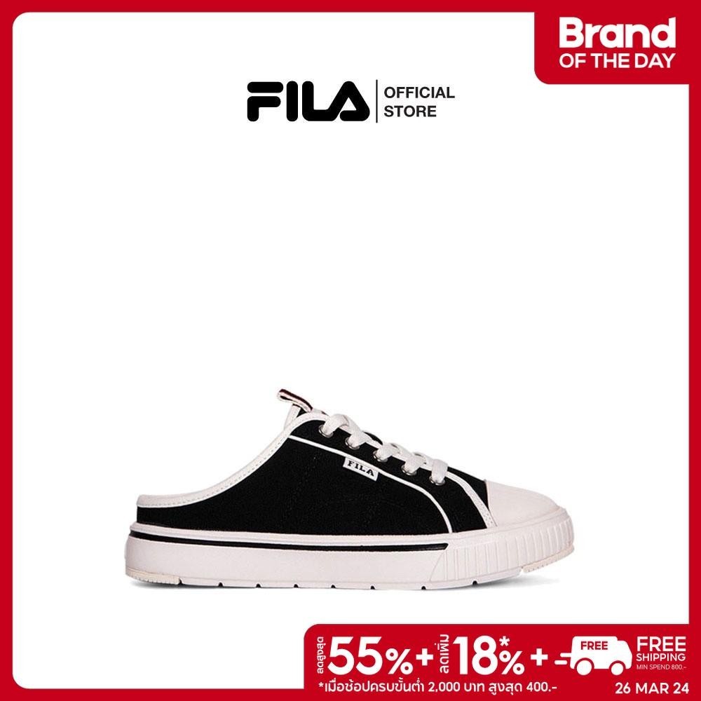 FILA รองเท้าผ้าใบ Court Lite Mule รุ่น 1TM01782F - BLACK