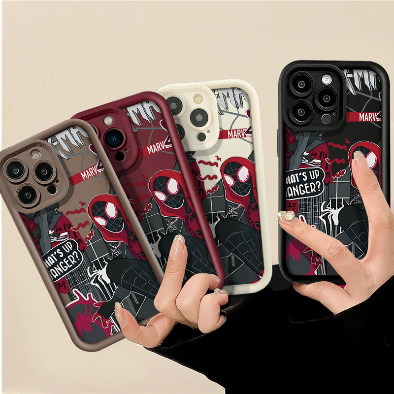 เคสโทรศัพท์มือถือ ปิดด้านหลัง ลายสไปเดอร์แมนสุดเท่ สําหรับ VIVO Y02A Y02S VIVO Y15S Y15a Y01 Y16 Y11 Y12i Y3S Y17S Y19 U3 Y5S Y20i Y20a Y12S Y3S Y20s Y20T VIVO Y33S Y21S Y21A Y33T T1X Y22S Y27